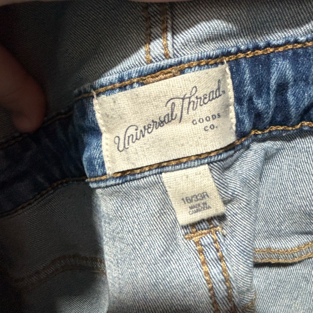 Women’s Universal Threads Overalls Size 16/33R - Picture 4 of 4